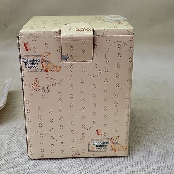 Cherished Teddies Bear "This Calls for a Celebration" Congrats Figurine 1997 w/b - Picture 8 of 9